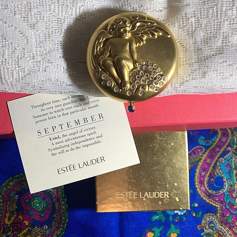 ♥️Sunday Sale♥️Estee Lauder Collectors September Angel Gold Compact